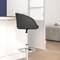 Flash Furniture Black Vinyl Barstool, Adj Height, Backrest: Barrel Back CH-TC3-1066L-BK-GG - alternate 7